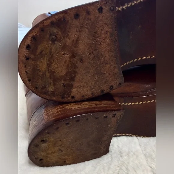VINTAGE! RARE! Barrie Ltd Booters of New Haven by Alden Custom Made 12” Boots 10